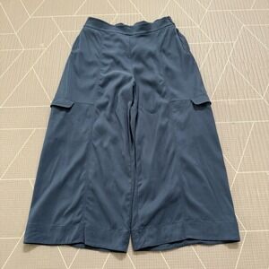Lululemon‎ Metropolis Maven High Rise Crop Size 10 Iron Blue LW6BCLS